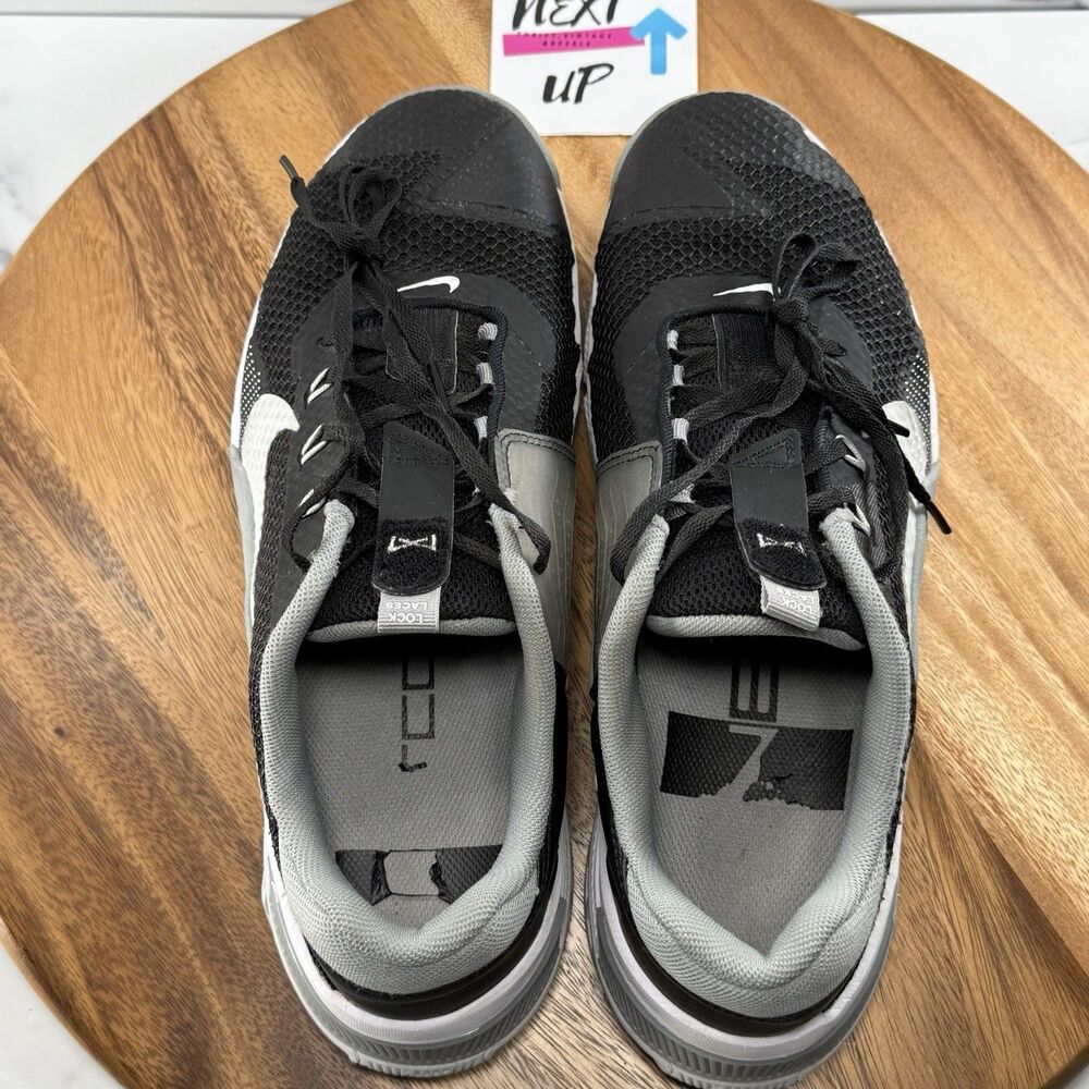 Mens size 11.5-Nike Metcon 7 Shoes Black Gray White Training CrossFit CZ8281-010 - Picture 7 of 9